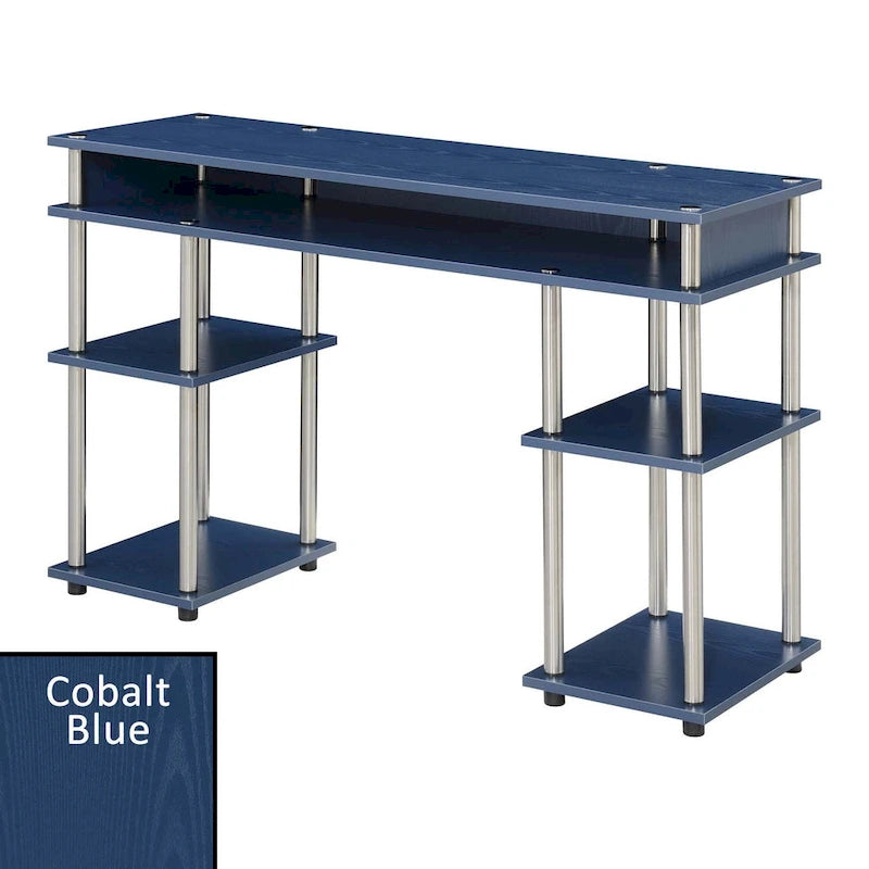 Convenience Concepts Designs2Go No Tools Student Desk with Shelves