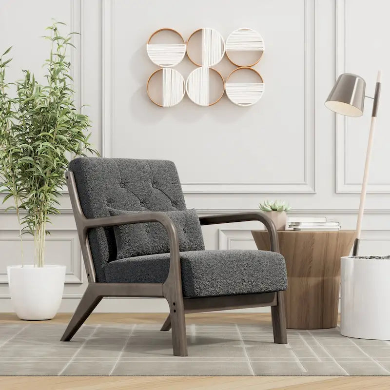 Corvus Zelda Lounge Accent Chair with Arms