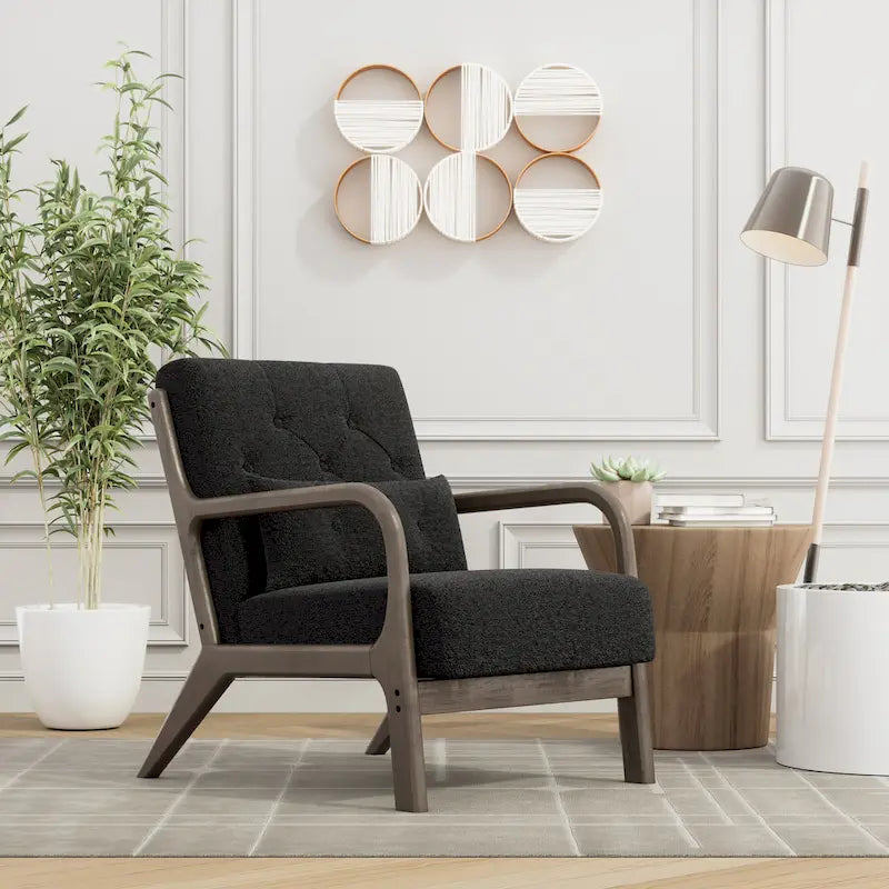 Corvus Zelda Lounge Accent Chair with Arms
