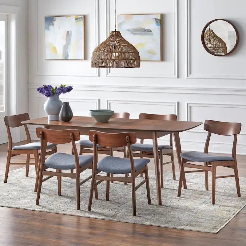 Simple Living Wave Butterfly-Leaf Dining Table