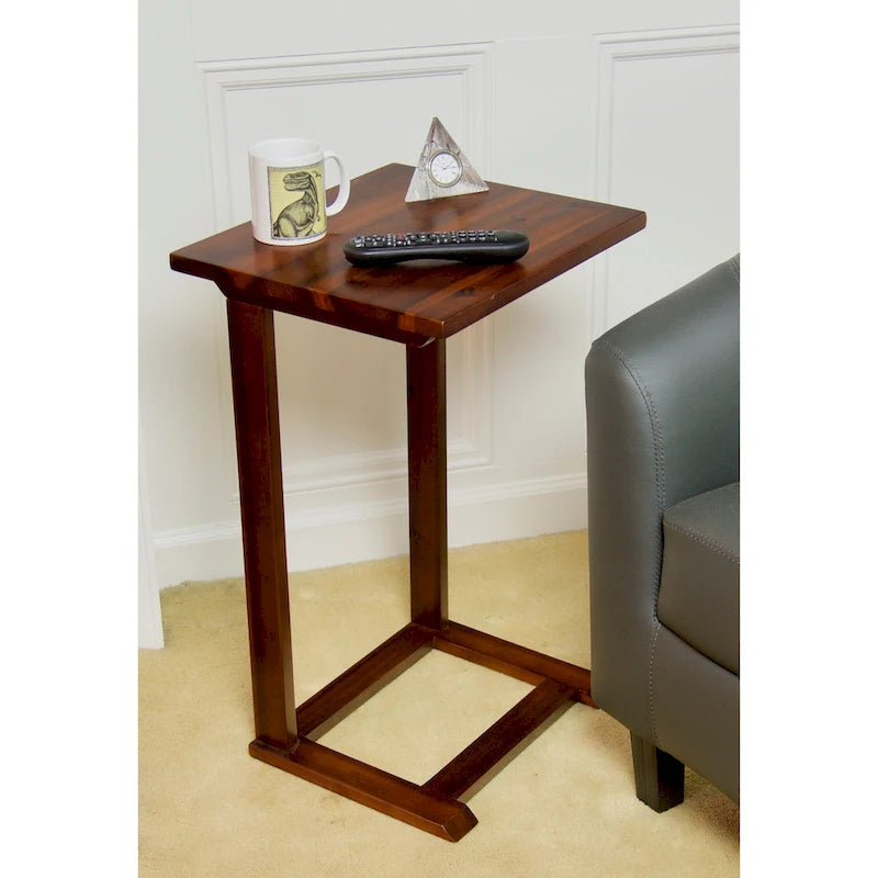 Porch & Den Holly Hill Solid Acacia Sofa C-Table