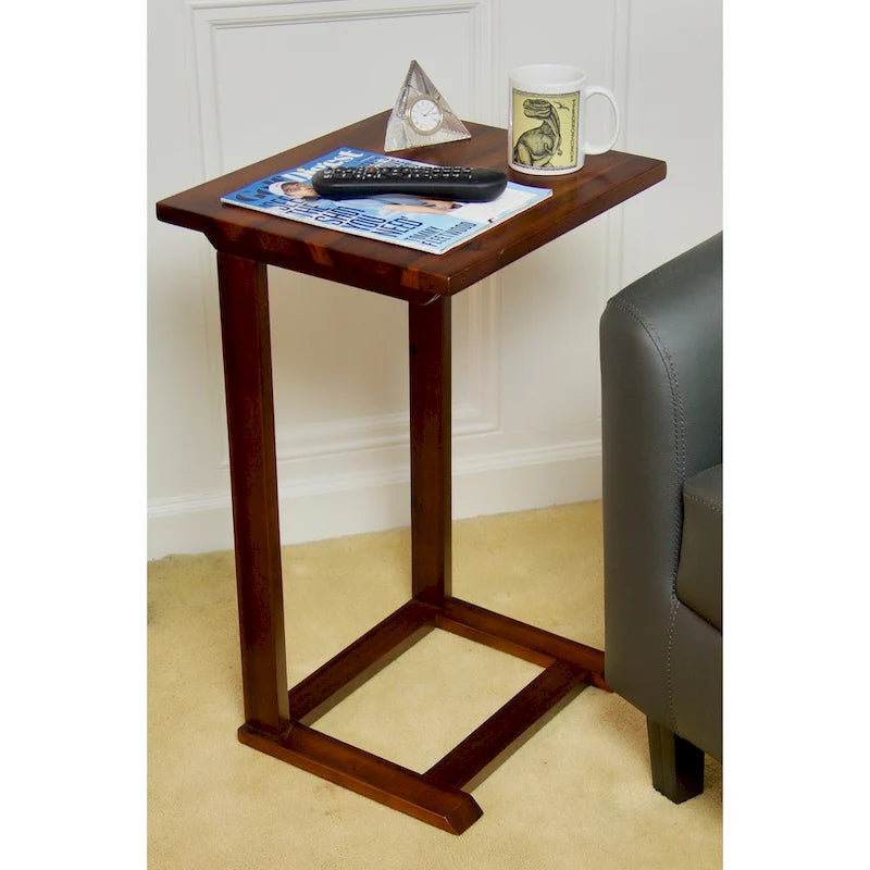 Porch & Den Holly Hill Solid Acacia Sofa C-Table