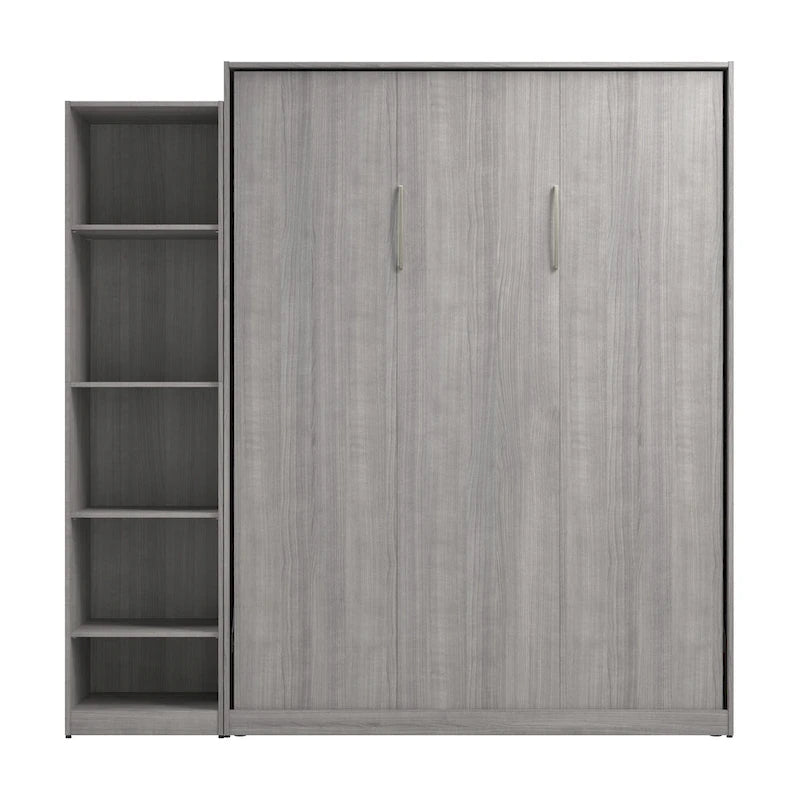 Claremont Queen Murphy Bed with Closet Organizer (85W) by Bestar