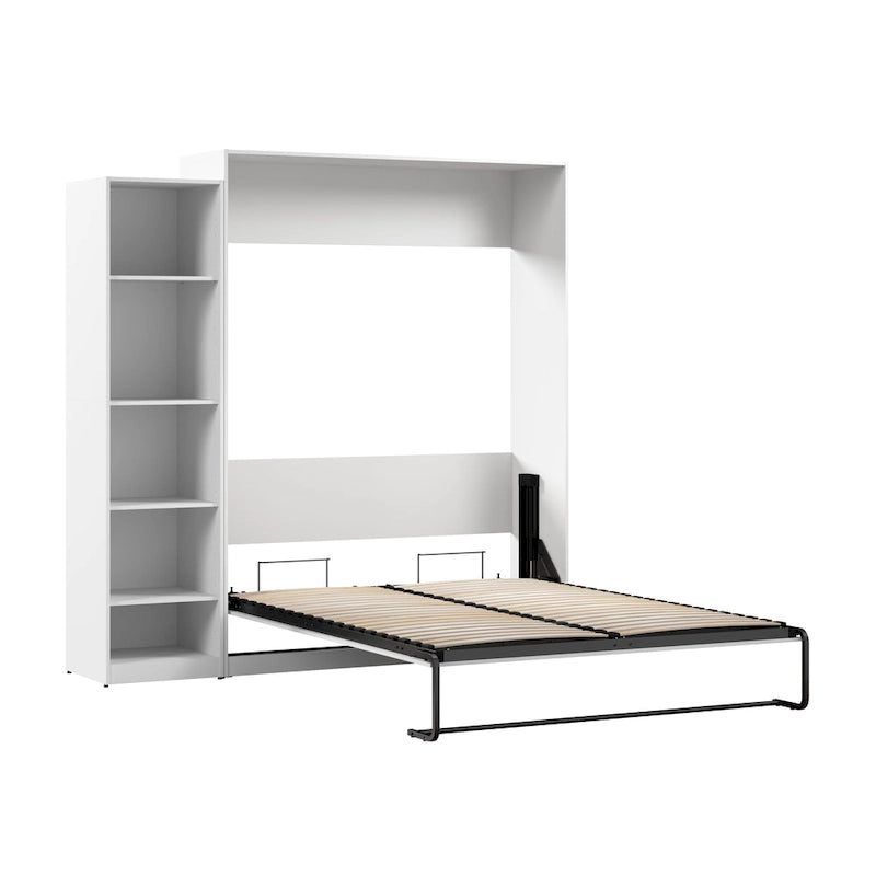 Claremont Queen Murphy Bed with Closet Organizer (85W) by Bestar