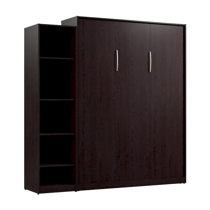 Claremont Queen Murphy Bed with Closet Organizer (85W) by Bestar