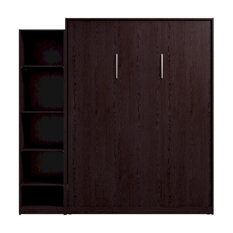 Claremont Queen Murphy Bed with Closet Organizer (85W) by Bestar