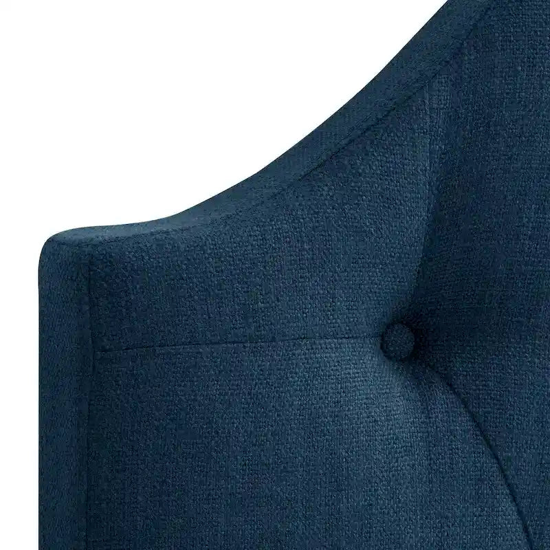 CorLiving Calera Diamond Tufted Fabric Arched Panel Headboard - Twin