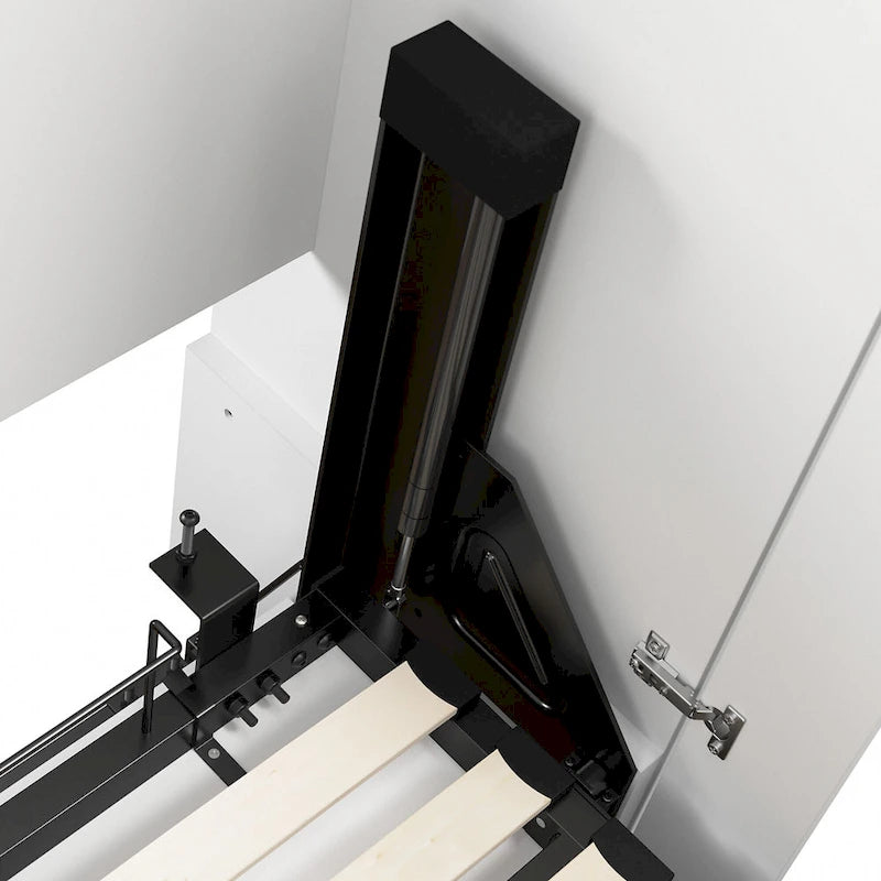 Lumina Full Murphy Bed with Shelves (81W) by Bestar
