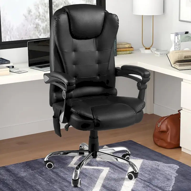AECOJOY Ergonomic Office Chair with 7 Points Vibrating Massage&Heat Functions