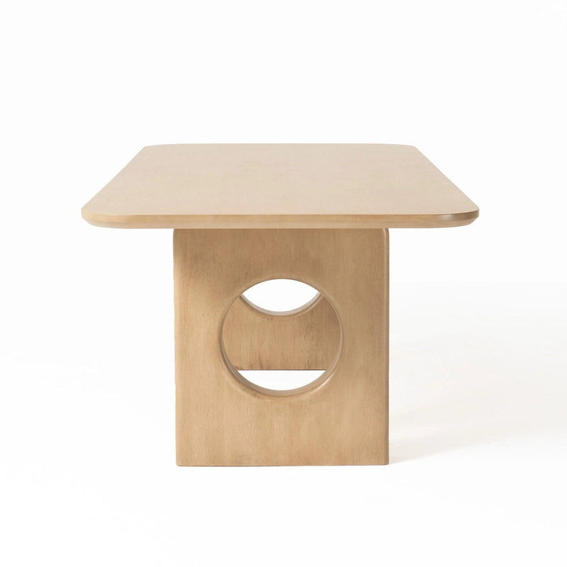 Nova Domus Oshana Modern White Oak Dining Table