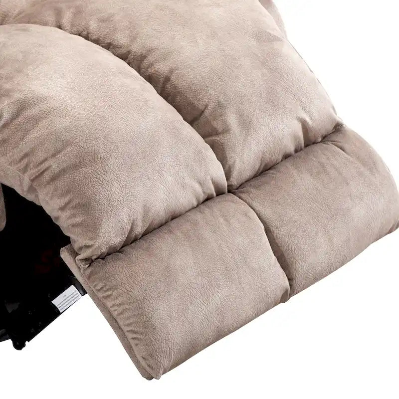 Manual Ergonomic Overstuffed Recliner Chair