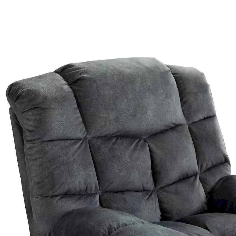 Manual Ergonomic Overstuffed Recliner Chair