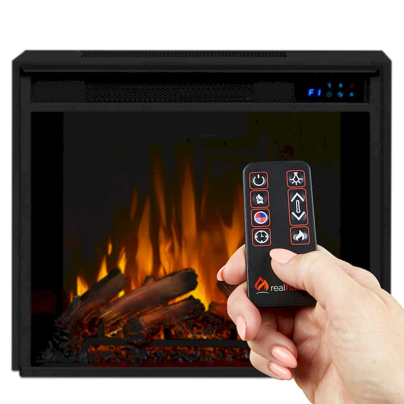 Lynette 56 TV Stand Electric Fireplace Gray by Real Flame