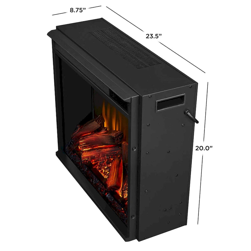Lynette 56 TV Stand Electric Fireplace Gray by Real Flame