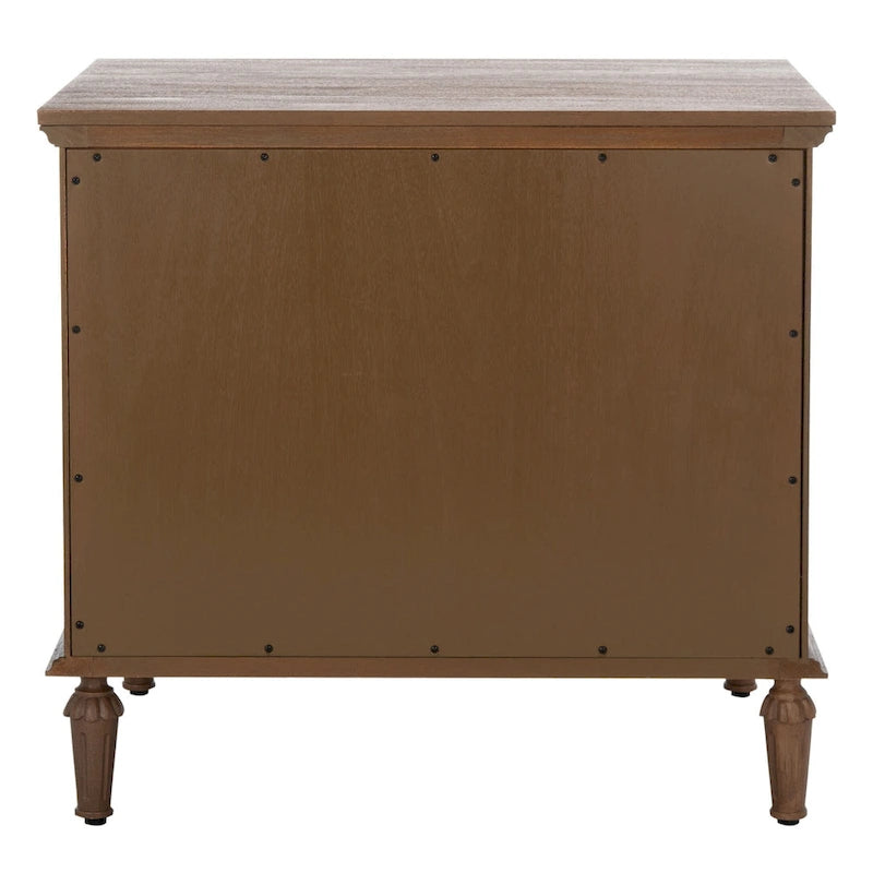 SAFAVIEH Couture Firyal 3-Drawer Wood Nightstand