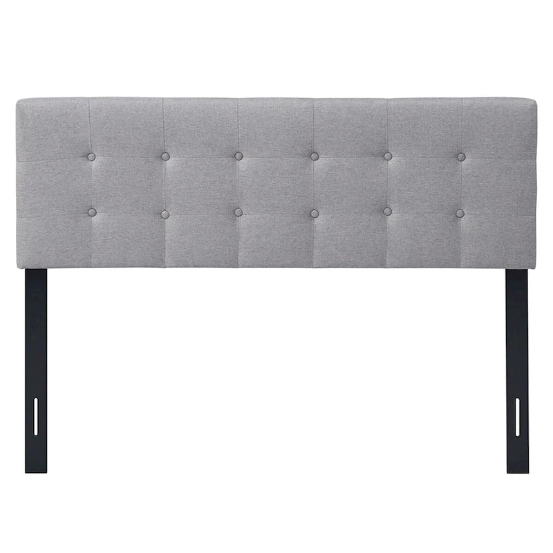 Costway Full/Queen Size Headboard Linen Fabric Upholstered Button - See Details