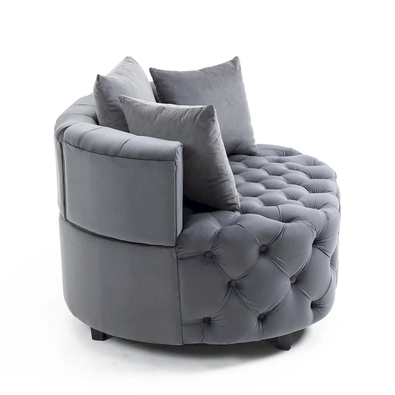 Accent Chair / Classical Barrel Chair for living room / Modern Leisure Chair
