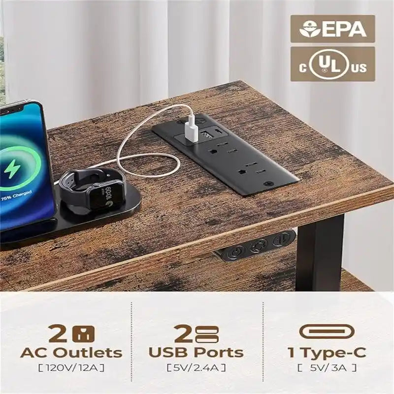 Computer Desk with Power