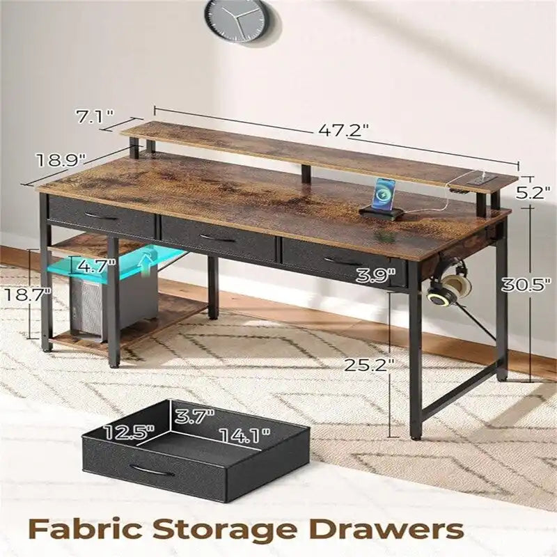 Computer Desk with Power