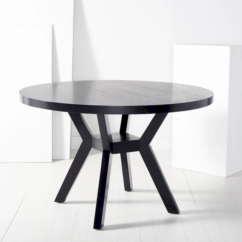 SAFAVIEH Couture Orestilla Round Wood Dining Table - 48Wx48Dx30H