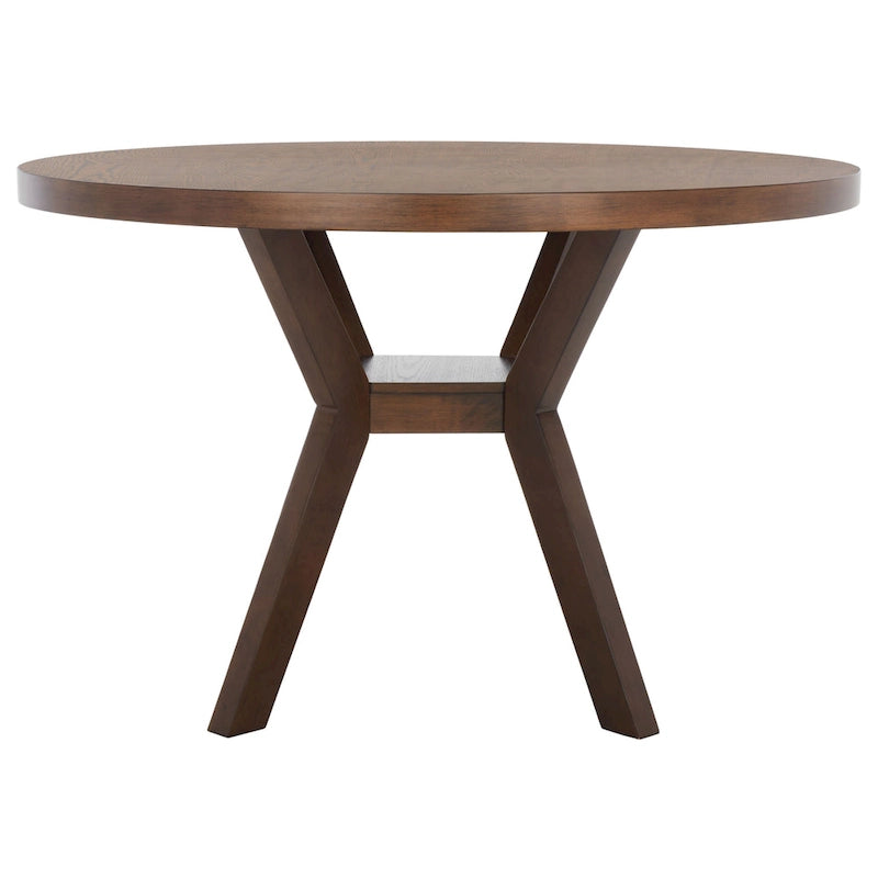SAFAVIEH Couture Orestilla Round Wood Dining Table - 48Wx48Dx30H