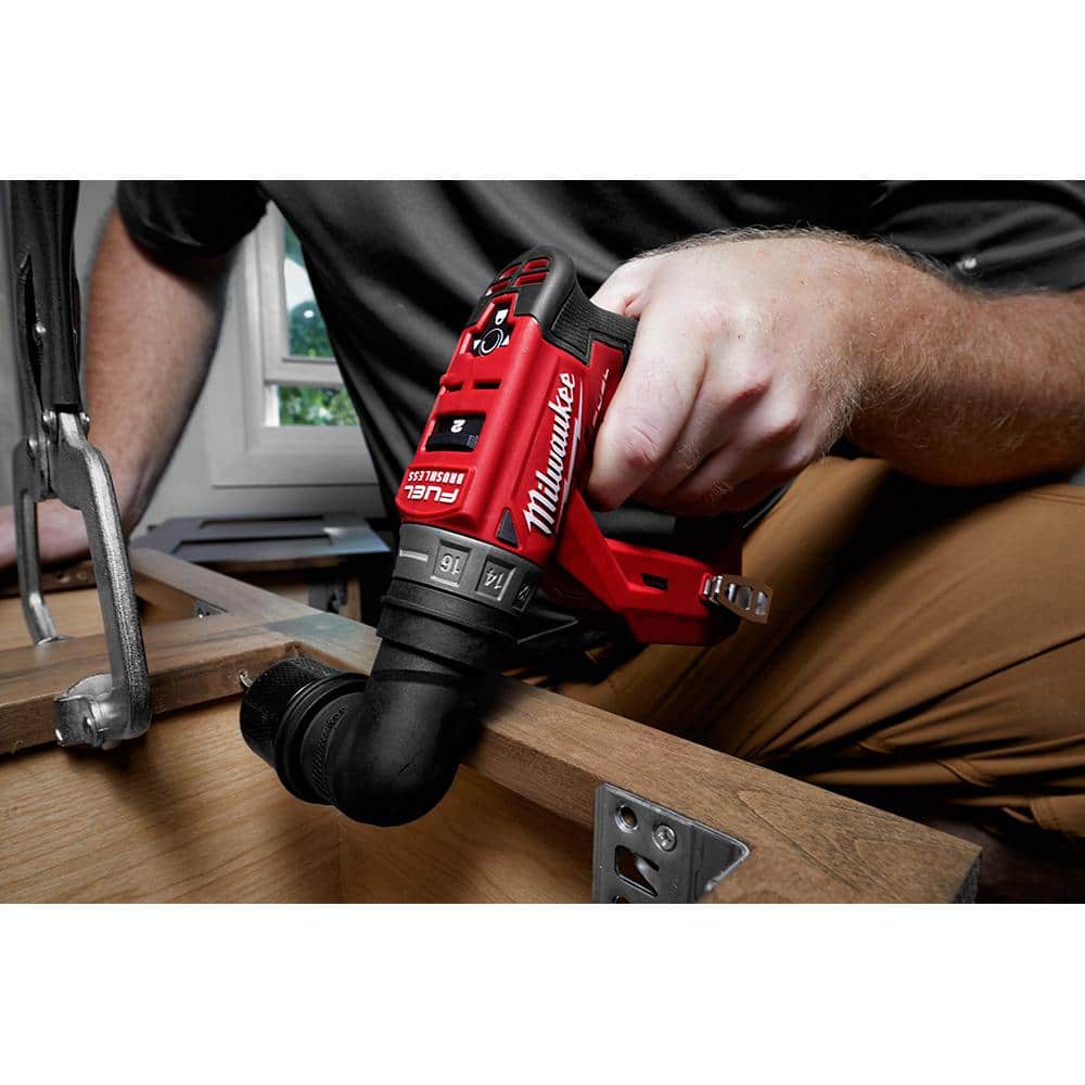 M12 FUEL 12V Lithium-Ion Brushless Cordless 4-in-1 Installation 3/8 in. Drill Driver Kit with 4-Tool Heads 2505-22