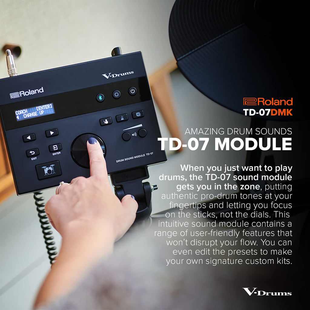 Roland TD 07DMK Electronic Double Ply playability