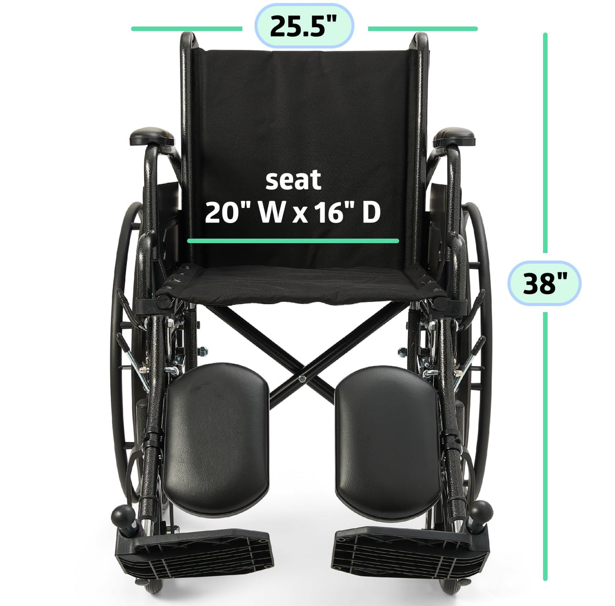 Medline Lightweight User Friendly Wheelchair Desk Length