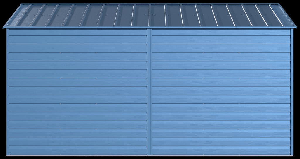 Arrow Select Steel Storage Shed, 10x14, Blue Grey