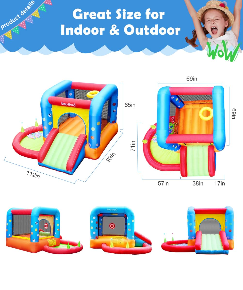 Step4Fun Inflatable Toddlers Backyard Playhouse